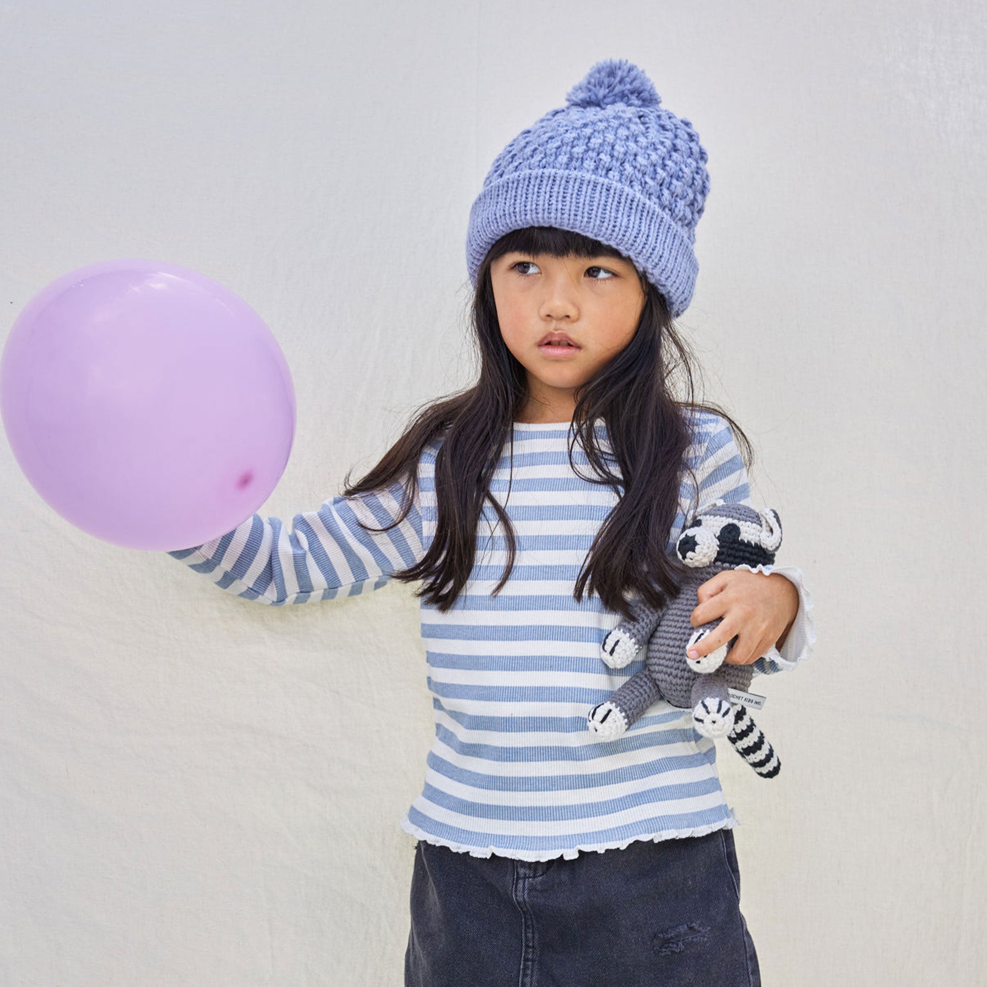 Abby Beanie - an Adorable Handknit Pom Beanie