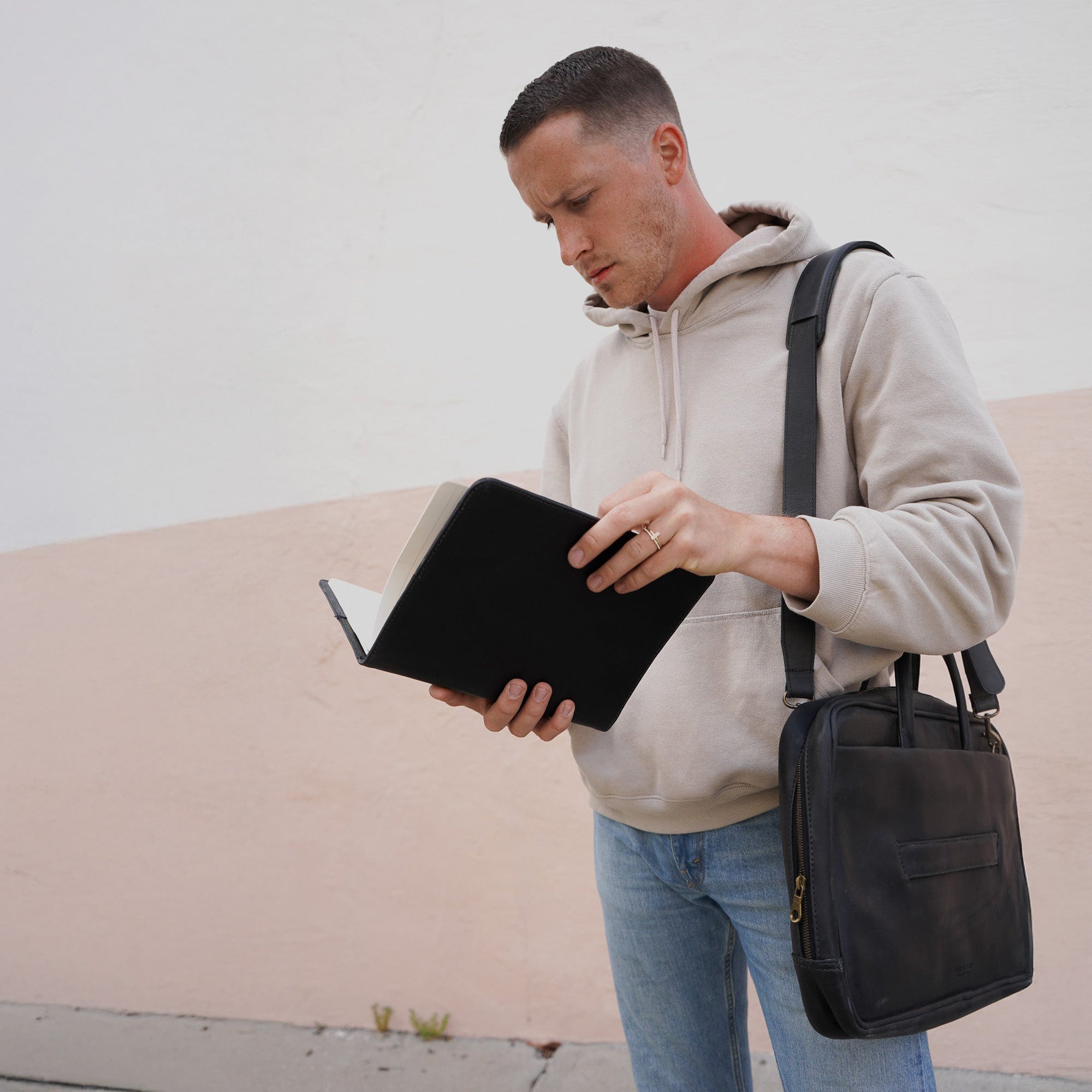 Brentwood Leather Briefcase