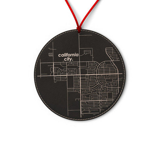 Home Town Map Ornament