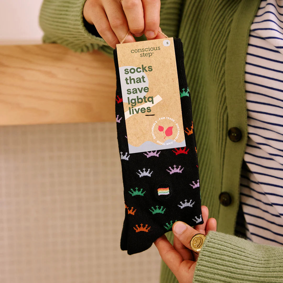 Socks that Save LGBTQ Lives (Select from 4 Designs)