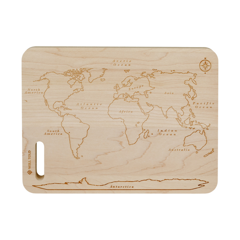 World Map 6x8 Bar Board