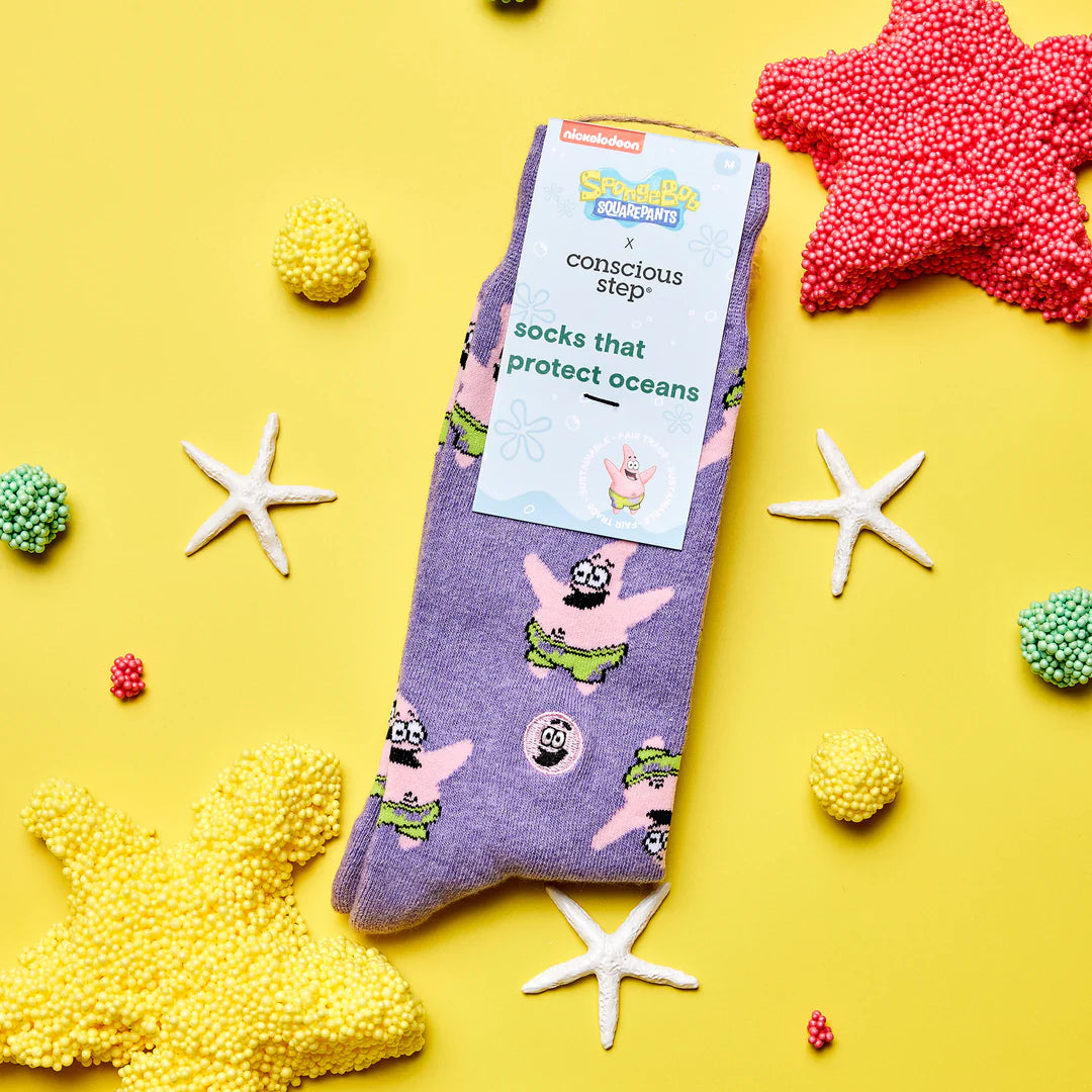 SpongeBob Socks that Protect Oceans (Select from 5 Designs)