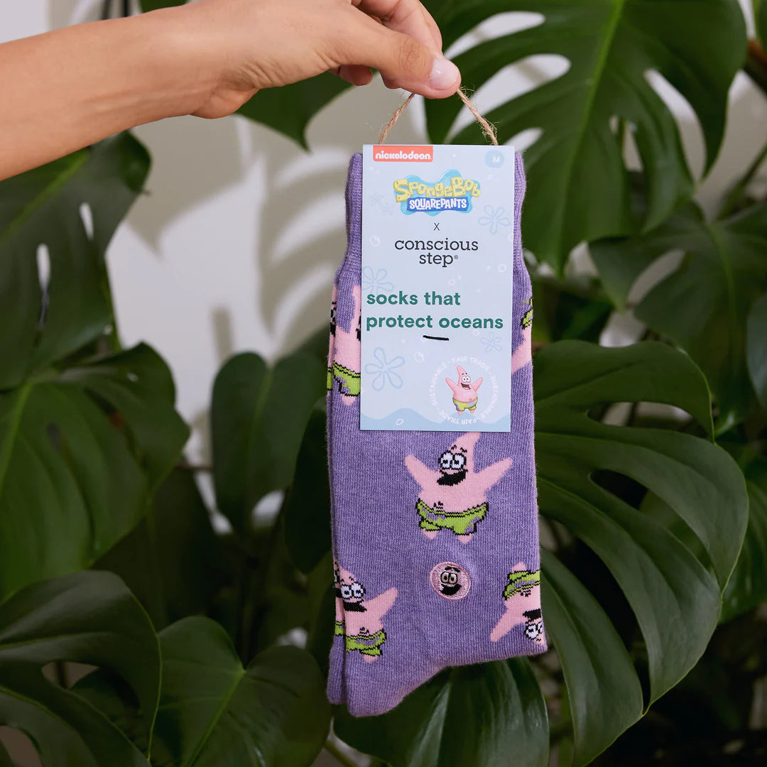 SpongeBob Socks that Protect Oceans (Select from 5 Designs)
